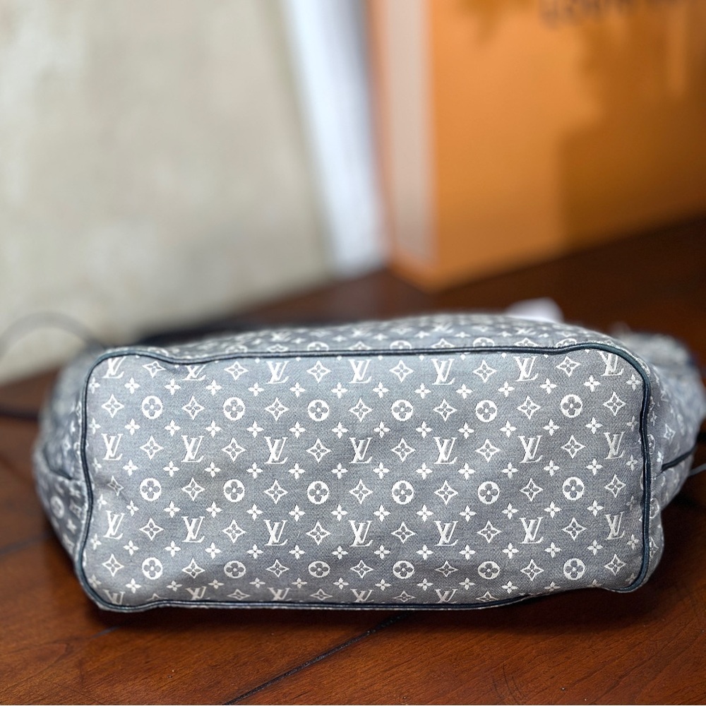 AUTHENTIC Louis Vuitton Monogram Idylle Neverfull MM Encre. - Picture 12 of 17